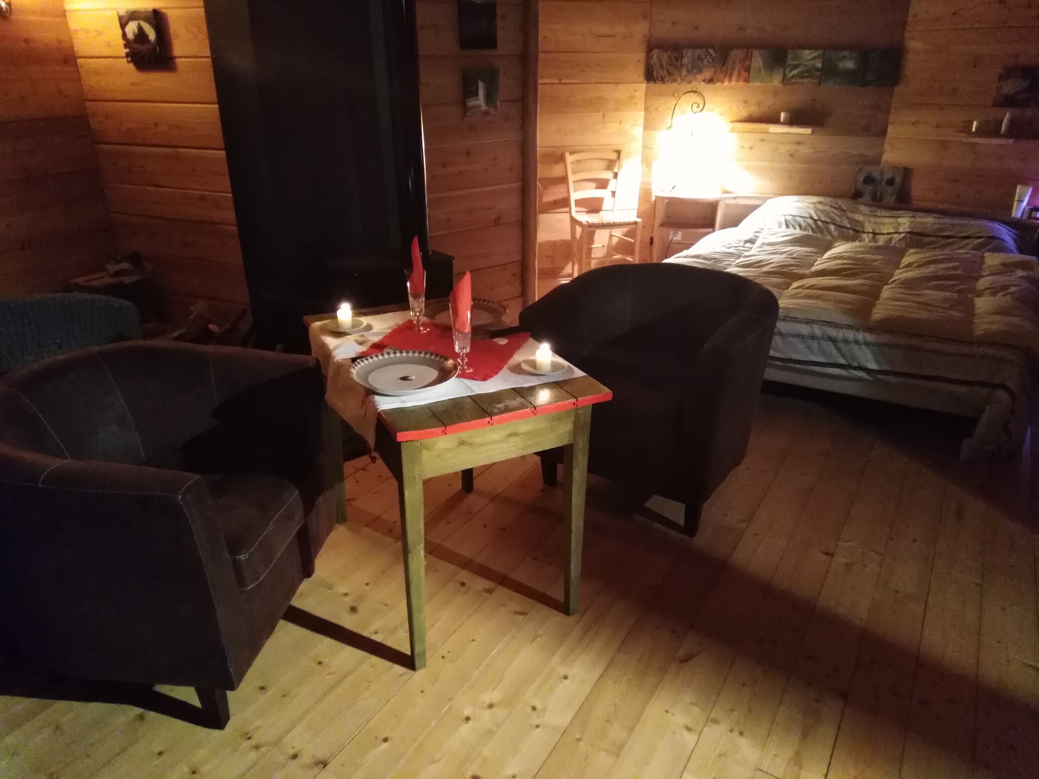 Détail intérieur yourte YOURTE